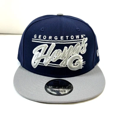 Gorra Georgetown Hoyas NCAA NE Teamscript Snapback ~ azul/gris Foto 1 de 4