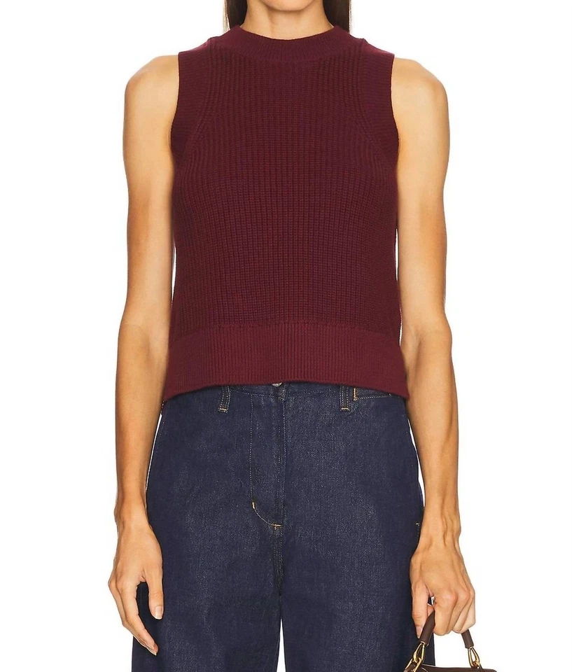 Chaleco tejido 525 America Demi Oxblood Foto 1 de 1