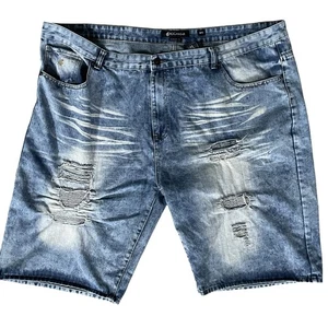 Rocawear Mens Shorts Denim Y2K Baggy Size 52  Distressed Jean Skater Streetwear - Picture 1 of 8