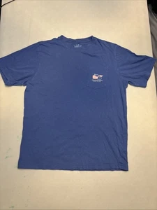 T-shirt grafica blu Vineyard Vines XL classe 2022 maglietta manica corta piccolo foro - Foto 1 di 4