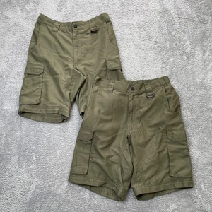 Boy Scouts of America Shorts Lot of 2 Mens Small Green Cargo Scouting Uniform  - Picture 1 of 9