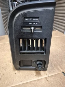 75-91 Ford Econoline Van E150 Combination Vent Light Wiper Switch Bezel Black - Foto 1 di 14