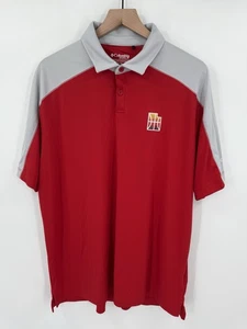 Utah Jazz Columbia Golf Polo Shirt Red City Edition Performance Stretch Mens XL - Picture 1 of 6