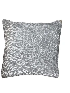 CALLISTO HOME WEAVE DESIGN DECORATIVE THROW PILLOWS Slate Blue Soft Touch - Picture 1 of 6