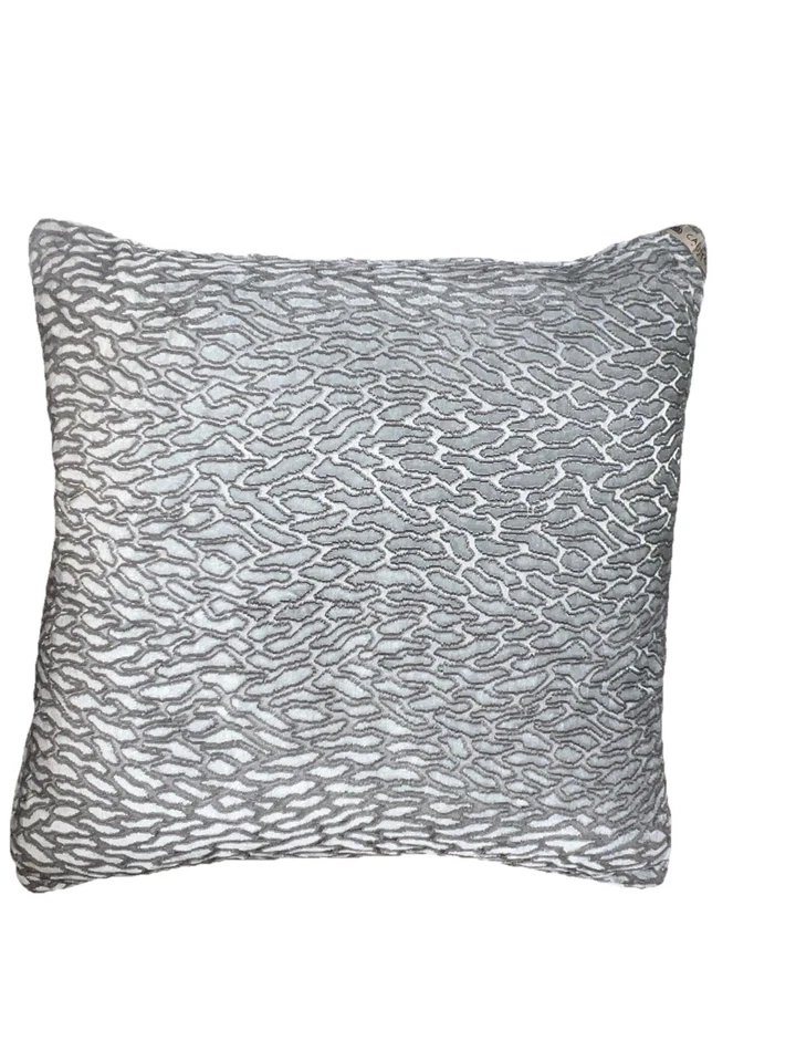 CALLISTO HOME WEAVE DESIGN DECORATIVE THROW PILLOWS Slate Blue Soft Touch - Image 1 of 4