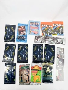 Vintage 1990’s Trading Cards Mixed Lot Stargate Razor Star Trek WWF TV Hits - Bild 1 von 9