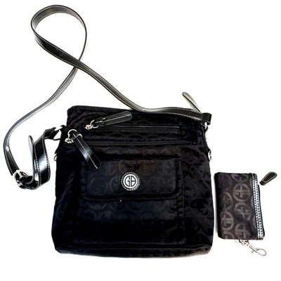Giani Bernini Signature Logo Purse With Coin Purse Black - Image 1 of 4