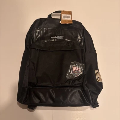 Mitchell & Ness NBA New Jersey Nets Black  Backpack, NWT - Image 1 of 4