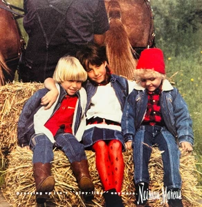 1985 Neiman Marcus Children's Clothing Advertisement Vintage Fashion DWX10C - Picture 1 of 2