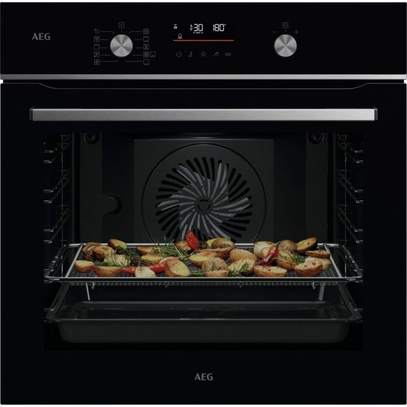 Pyrolytischer Backofen AEG OS6PB51AM mit AirFry 71 L Edelstahl Infinity - Bild 1 von 1