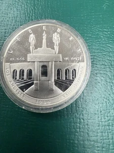 1984-S Proof LA Olympics Commemorative Silver Dollar $1 - Picture 1 of 2