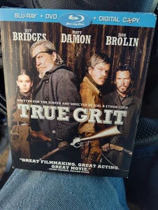 NEW* True Grit (2 Disc Blu-ray/DVD Combo) Jeff Bridges|Matt Damon|Josh Brolin - Picture 1 of 2