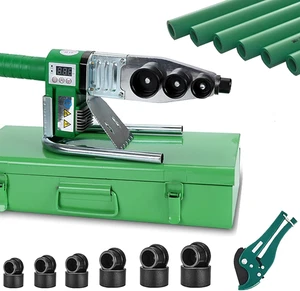 Soldador de tubos de plástico Herramienta de soldadura de tubos Máquina de soldadura de tubos PP, PP-R, PE, - Imagen 1 de 7