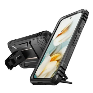 Case For Google 9A 5G Built-in screen Kickstand Rugged Shockproof Cover Black - Picture 1 of 8
