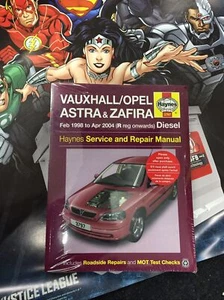 Vauxhall/Opel Astra & Zafira Diesel (Feb 98 - Apr 04) Haynes Repair Manual - Picture 1 of 3