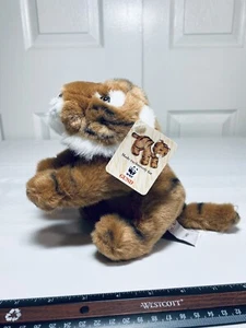 Gund Small Tiger Plush WWF supported #44528 6.5 inch Tall Soft Stuffed Animal - Picture 1 of 10