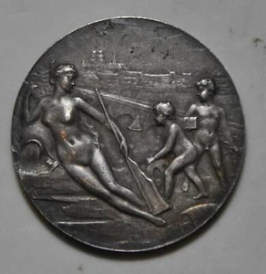 Médaille de table - ORLEANS chambre de commerce Loiret argent (silver) p=30 gr - Picture 1 of 2
