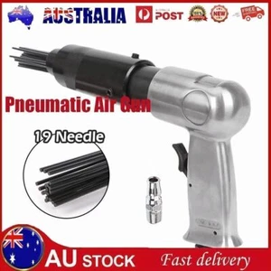 19-pin Needle Scaler Pneumatic Air Gun Chisel Tools Paint Rust Removal Scraper - Picture 1 of 12