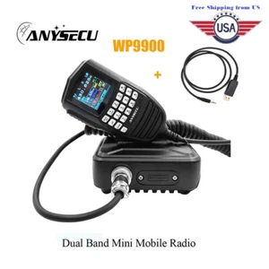 Anysecu WP-9900 UHF VHF Mini Radio Mobile 25W 200 Canali 136-174MHz 400-480MHz - Foto 1 di 11