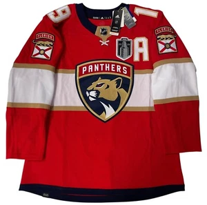MATTHEW TKACHUK AUTHENTIC ADIDAS 2024 FLORIDA PANTHERS STANLEY CUP JERSEY SZ 52 - Picture 1 of 6