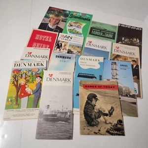 Posten 15 Vintage Demark Reise Prospekte Führer Hotel Sehenswürdigkeiten Veranstaltungen - Bild 1 von 4