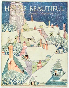 HOUSE BEAUTIFUL COMPLETE MAGAZINE JANUARY 1928 26LgAds EXTRA FINE+ M288 - Picture 1 of 12