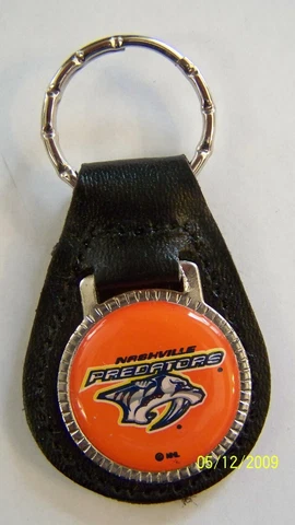 NASHVILLE PRDATORS LEATHER KEY CHAIN Cover