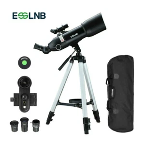 Astronomical Observer Telescope 80mm 400X Refractor with Backpack - Picture 1 of 10