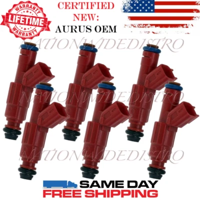 6x Inyectores de combustible Aurus 2002 2003 nuevos OEM 3,7 L V6 0280156161 Foto 1 de 4