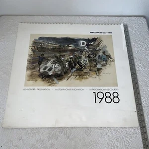 Porsche Rennsport Werkskalender 1988 von Walter Gotschke, Motorsport selten! - Bild 1 von 18