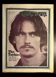 *FLAT* ROLLING STONE MAG #76 - Feb 18, 1971 - JamesTaylor PrimalScream Lennon EX - Picture 1 of 22