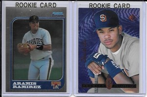 1997 Bowman Chrome Aramis Ramirez Rookie + 1994 SP Derrek Lee RC Chicago Cubs