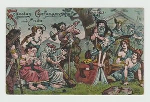 Arthur Thiele . Humour, caricature, satire . Romains et Germains CPA 5922 - Imagen 1 de 2