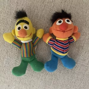 1999 Kellogs Sesame Street Mini Beans Bert and Ernie 4” - Picture 1 of 5