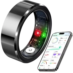 Rastreador de salud con anillo inteligente AI, monitor impermeable para iPhone - Picture 1 of 20