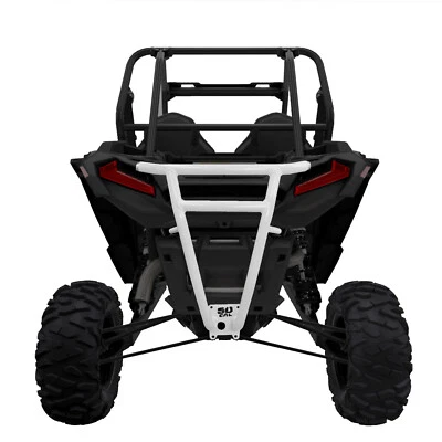 Pro Race Steel Tube Rear Bumper Polaris RZR XP 1000 XP 4 Turbo 2019-2021 WHITE - Image 1 of 4