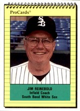 1991 South Bend White Sox ProCards 2876 Jim Reinebold South Bend Indiana IN Card