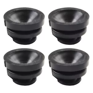 Car Engine Cover Rubber Mounts 4Pcs Black Auto Practical Buffer Tool Attachments - Picture 1 of 24