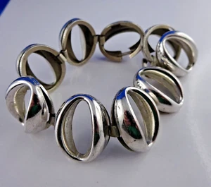 C31 Vintage Silber Armband 925 Silber 60 iger Jahre - Bild 1 von 5