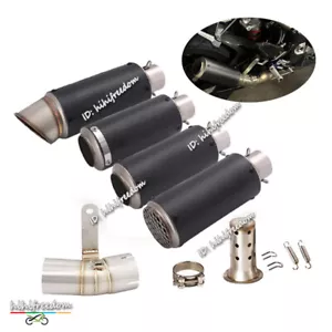Silenciador tubo medio escape deslizable 61 mm para BMW S1000R 2021-2023 S1000RR 2019-2023 - Imagen 1 de 13