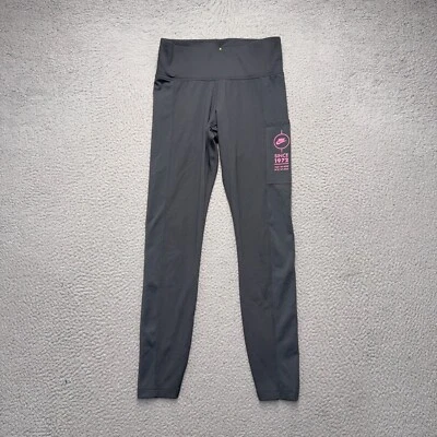 Nike Mujer Leggings Pantalones XS Gris Rosa 24x27 Gimnasio Atletismo Yoga Elástico Foto 1 de 4