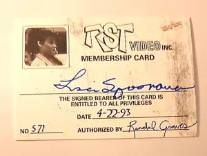2016 Skybox Clerks RST Video Signatures #LS Lisa Spoonauer Autograph Katlyn Auto - Picture 1 of 3