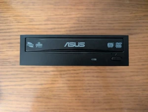 Asus DVD/CD Rewritable Disk Drive Model DRW-24B1ST Black SATA Optical - Picture 1 of 1