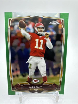2014 Topps Chrome Green Refractor #54 Alex Smith - Image 1 of 2