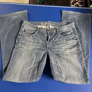 Guess Womens Jeans Blue Size 32 Flare Belmont Medium Wash 5-Pocket - Picture 1 of 7