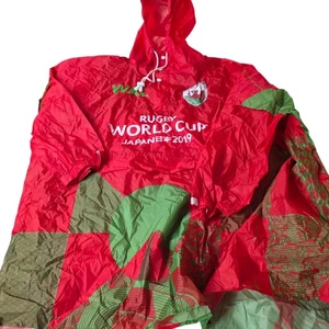 Poncho pioggia RUGBY WORLD CUP 2019 edizione limitata squadra Galles drago rosso poncho - Foto 1 di 5