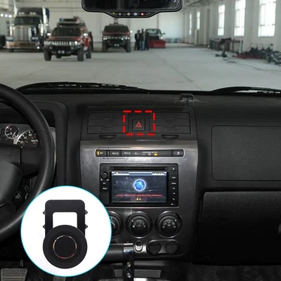 Soporte de teléfono de control central de aleación de aluminio negro para Hummer H3 2005-2009 Foto 1 de 4