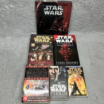Star Wars Books Mixed Lot of 6 Books Hardcover, Paperback, 90s, 2010s See Titles - Image 1 of 4