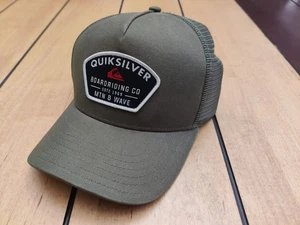 New Quiksilver Mens Trucker Snapback Cap Hat Mesh - Picture 1 of 6
