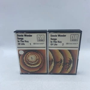 Stevie Wonder Songs In The Key Of Life 1 &2 Cassettes Tapes - Picture 1 of 12